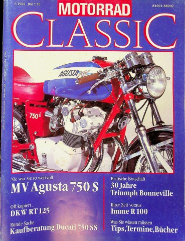 Deckblatt Motorrad Classic (01/1988)